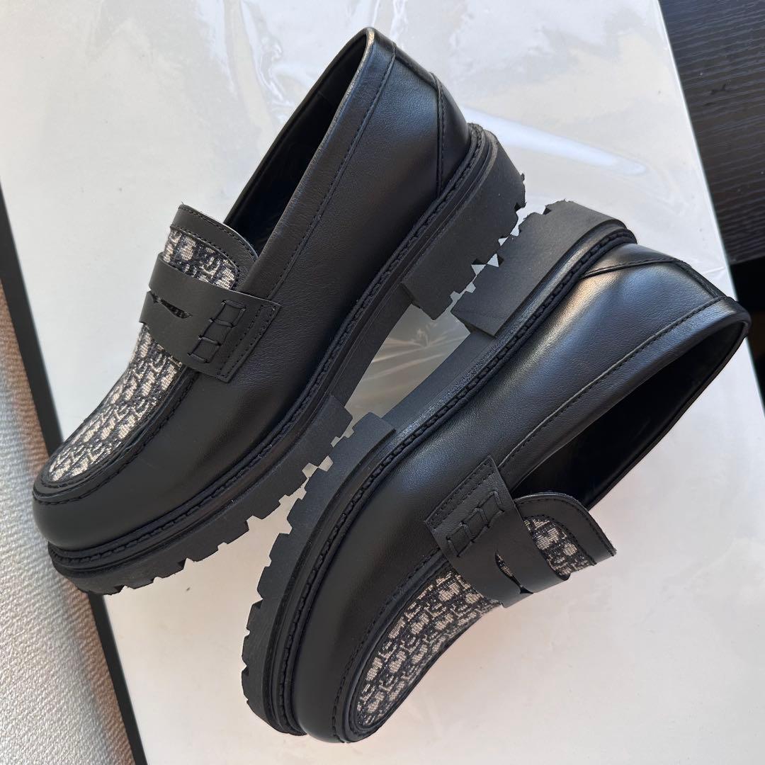 Black Oblique Jacquard Explorer Loafer - Image 10