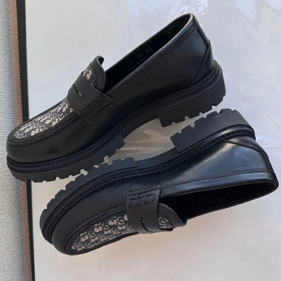 Black Oblique Jacquard Explorer Loafer - Image 11