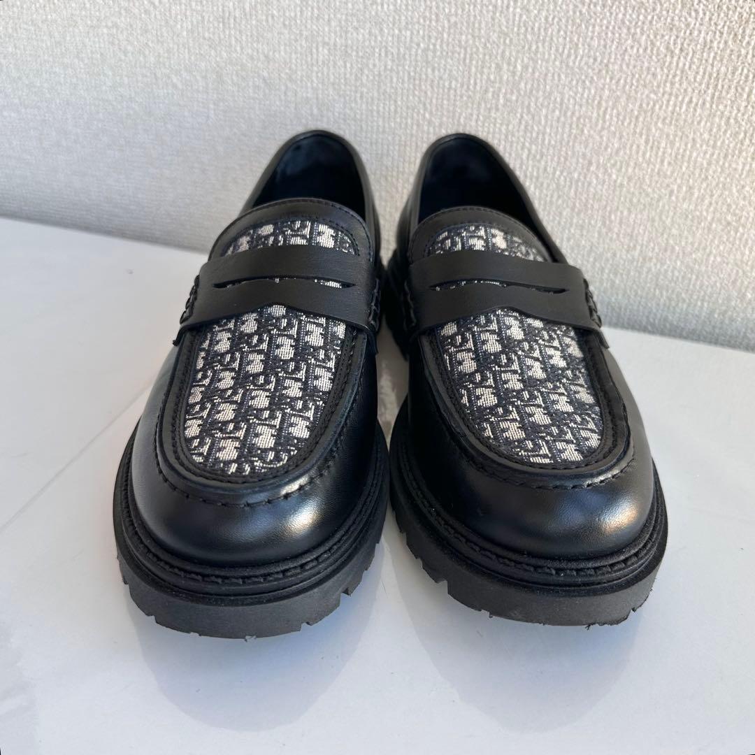 Black Oblique Jacquard Explorer Loafer - Image 6