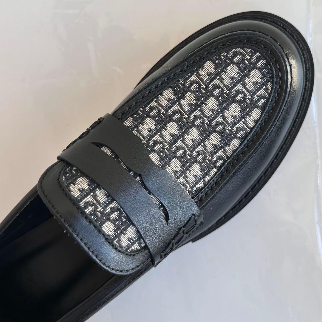 Black Oblique Jacquard Explorer Loafer - Image 2