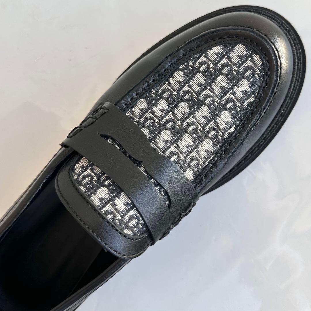 Black Oblique Jacquard Explorer Loafer - Image 3