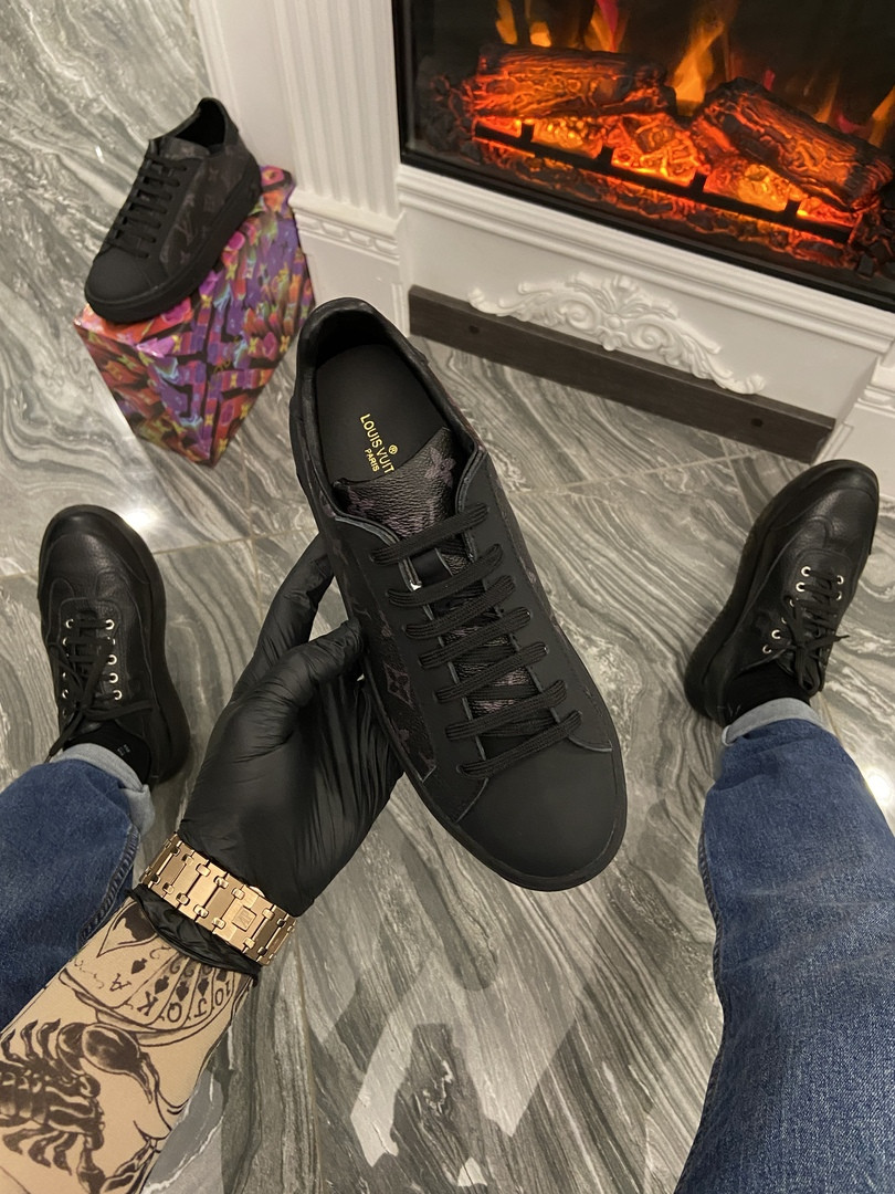 Men’s Premium Designer Lace-Up Sneakers - Image 3