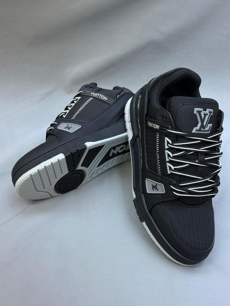 Men’s Black Sneakers Lace-Up Trainer Shoe - Image 7