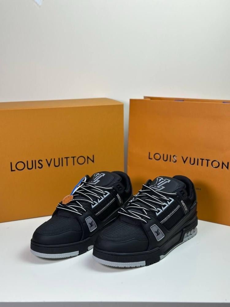 Men’s Black Sneakers Lace-Up Trainer Shoe - Image 5