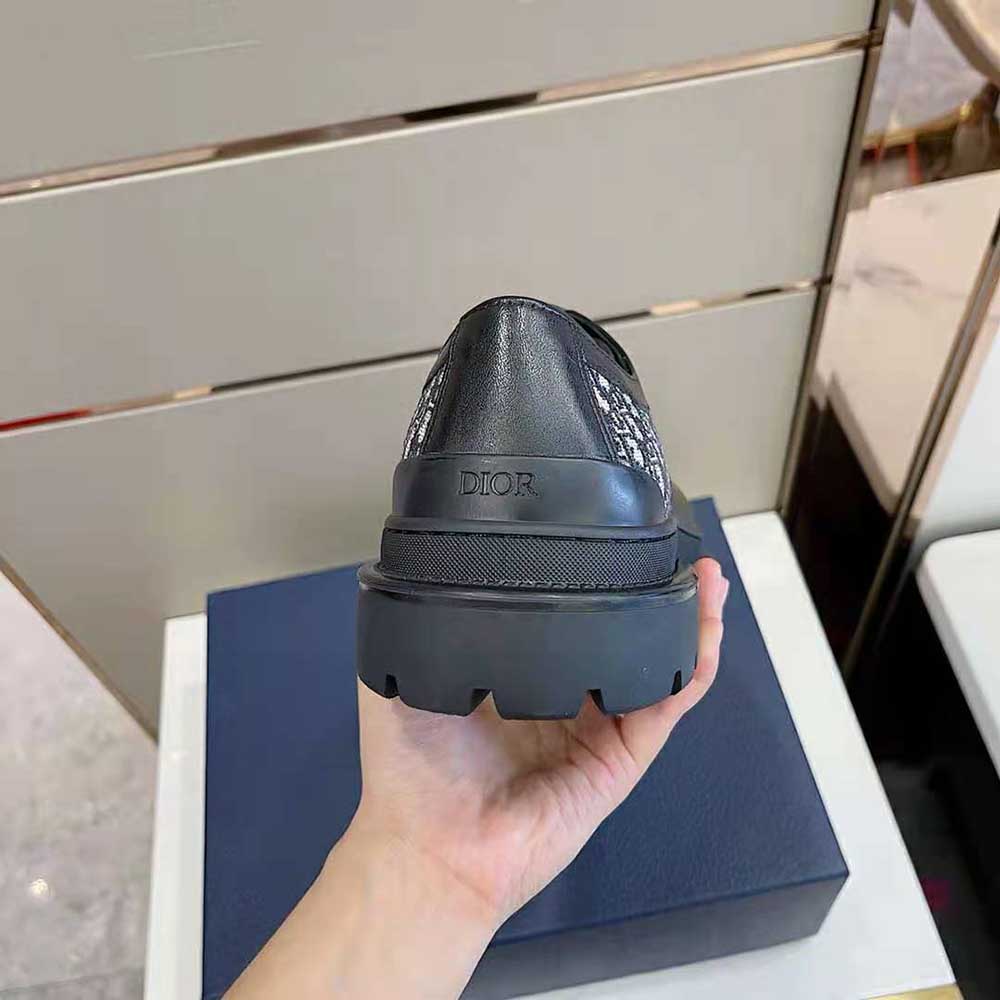 Men Explorer Derby Shoe – Black Smooth Calfskin - Image 7